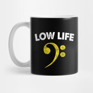 Low Life Bass Clef Mug